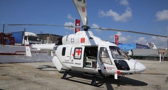 Вертолет "Ансат" в медицинской комплектации